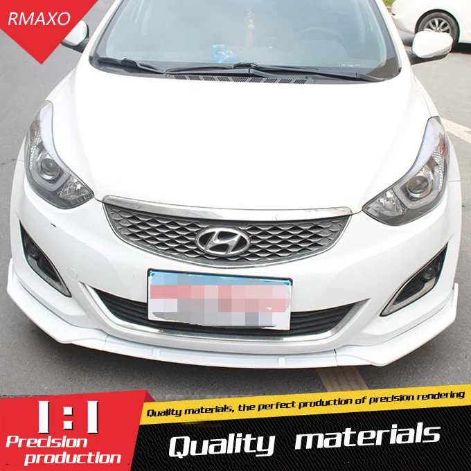 ForHyundai Elantra Боди Комплект спойлер 2012-2015 для ABS задний бампер диффузор защитные
