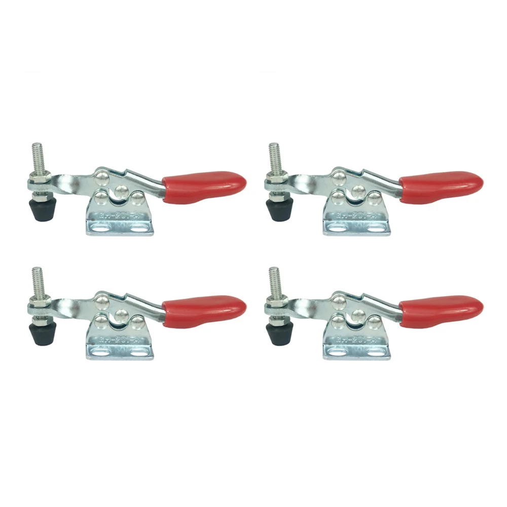 

4PCS GH-201A 27KG Vertical Quick-Release Toggle Clamp Hand Clip Tool Set