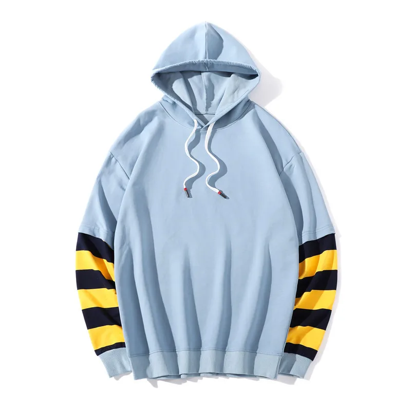 Autumn Oversized Drawstring Hoodies Plus Size 3xl Hoodies Striped Solid Sweatshirt Women Sweetshirts Soft Girl Aesthetic Clothes
