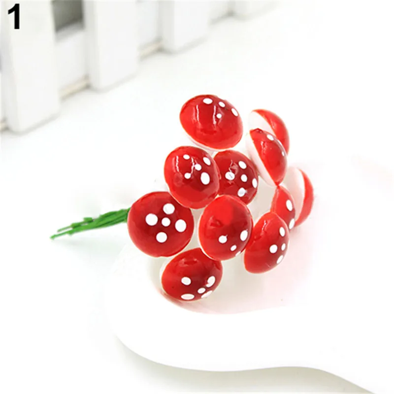 Фото Искусственные грибы для растений 10 шт. fake mushroom decor garden10 pcs Искусственные грибы для растений 10 шт. fake mushroom decor garden10 pcs