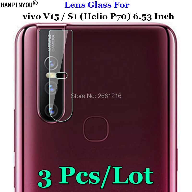 3 шт./лот для vivo V15/S1 (Helio P70) 6 53 &quotУльтра прозрачное мягкое закаленное стекло задней
