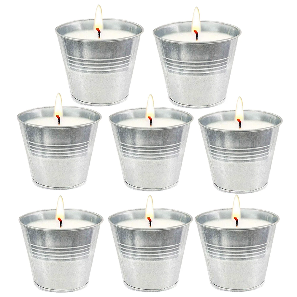 8 шт./компл. садовые свечи Citronella летний домашний репеллент от комаров