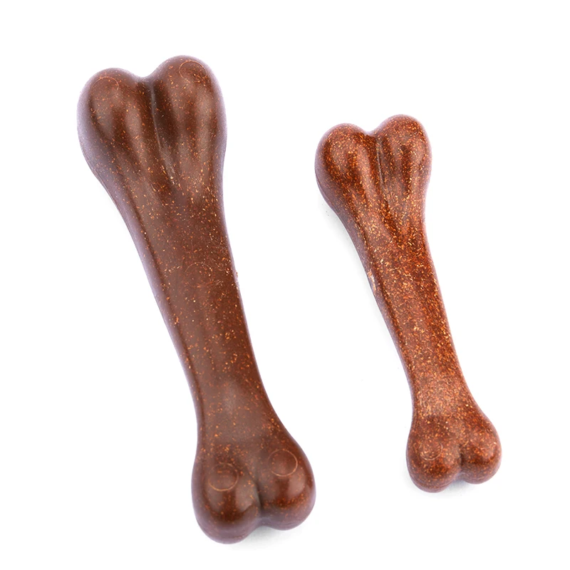 

Nearly Indestructible Dog Bone Non-toxic Puppy Toys Small Medium Large Dogs Pet Chew Game Dental Care