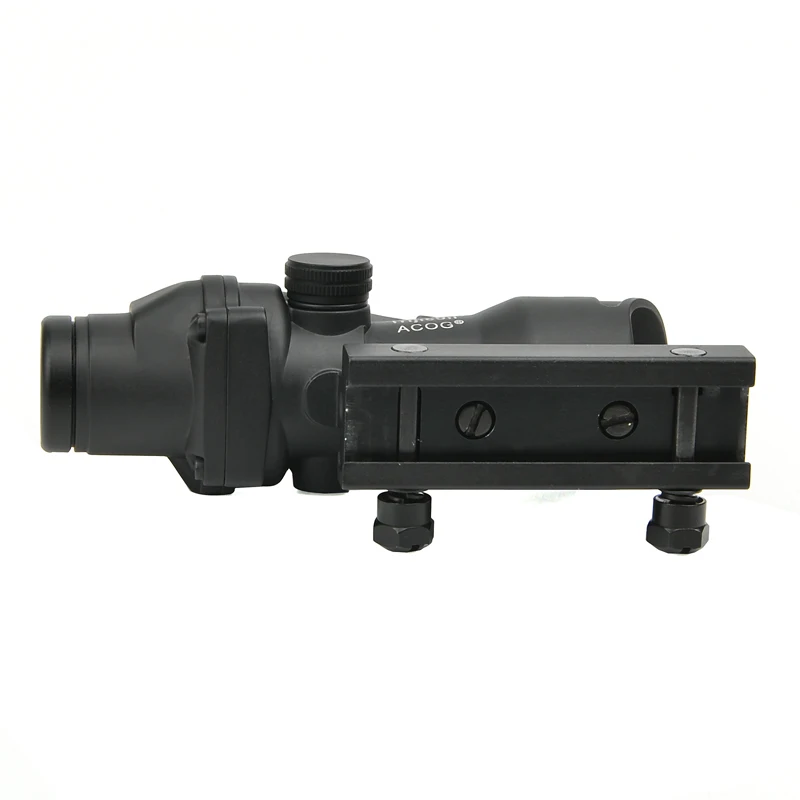 ACOG 4X32 настоящий волоконный оптика красный освещенный точечный элемент шеврон