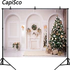Рождественские фоны для фотостудии, Рождественская елка, украшение для дома, камин, вечерние, зимний сезон