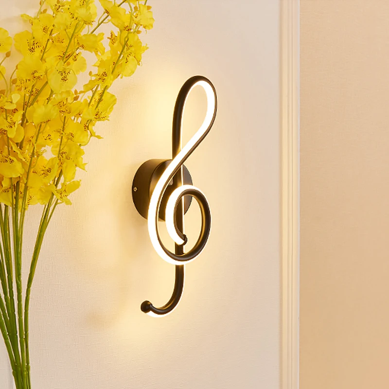 Светодиодная настенная лампа зеркальный светильник бра для ванной черного цвета