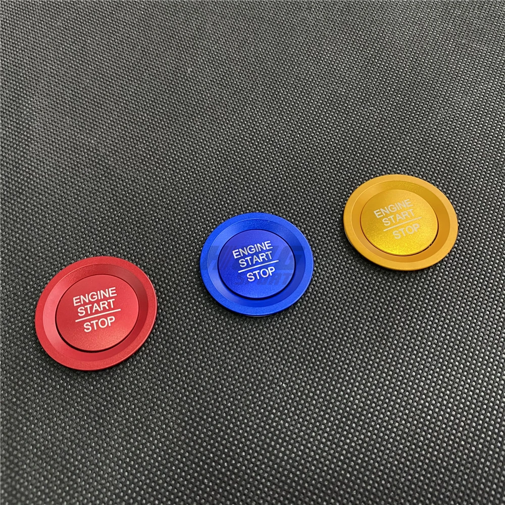 

For Honda For Fit Jazz GR9 Pro Max Aluminum Interior Engine Start Stop Push Button Cover Cap Trim Start Stop Button Stickers