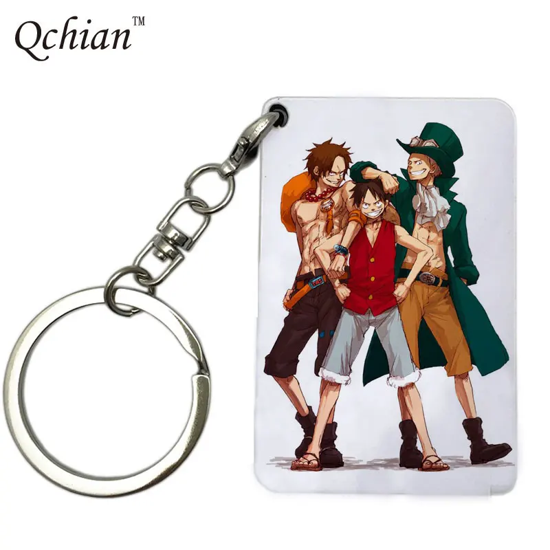 Брелок для ключей в японском стиле аниме Луффи цепочка с рисунком Тони чоппера из