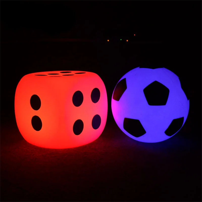 Koop Led Licht Kubus 16 Rgb Kleuren Dimmen Dobbelstenen Kubus Stoel Met Afstandsbediening Oplaadbare Waterdichte Led Dobbelstenen Tuin Decoratie