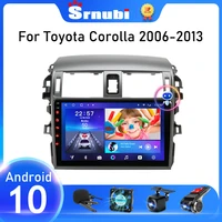 srnubi for toyota corolla e140 e150 2006 2013 2 din android 10 0 car radio multimedia player gps carplay stereo dvd speakers