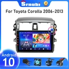 Srnubi для Toyota Corolla E140 E150 2006 - 2013 2 Din Android 10,0 автомобильный радиоприемник мультимедийный плеер GPS Carplay Стерео DVD колонки