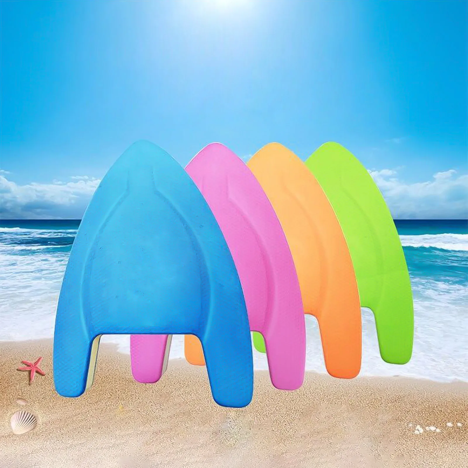 

Children's Swimming Board Floating Plate A Shape EVA Back Float Kickboard Outdoor Swimming Beginner Training Safety Accessories