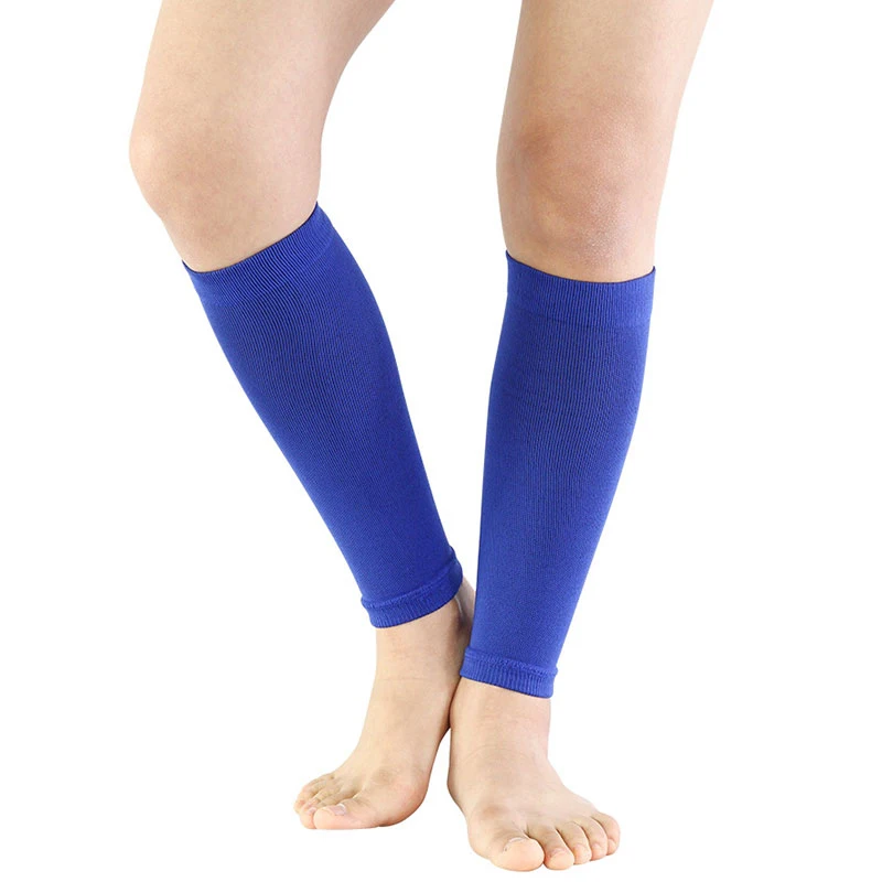 

1 Pair Sports Calf Support Sleeves Leg Footless Socks Splintscalf Compression Leg Covers Knee Pad for Running Cycling Football