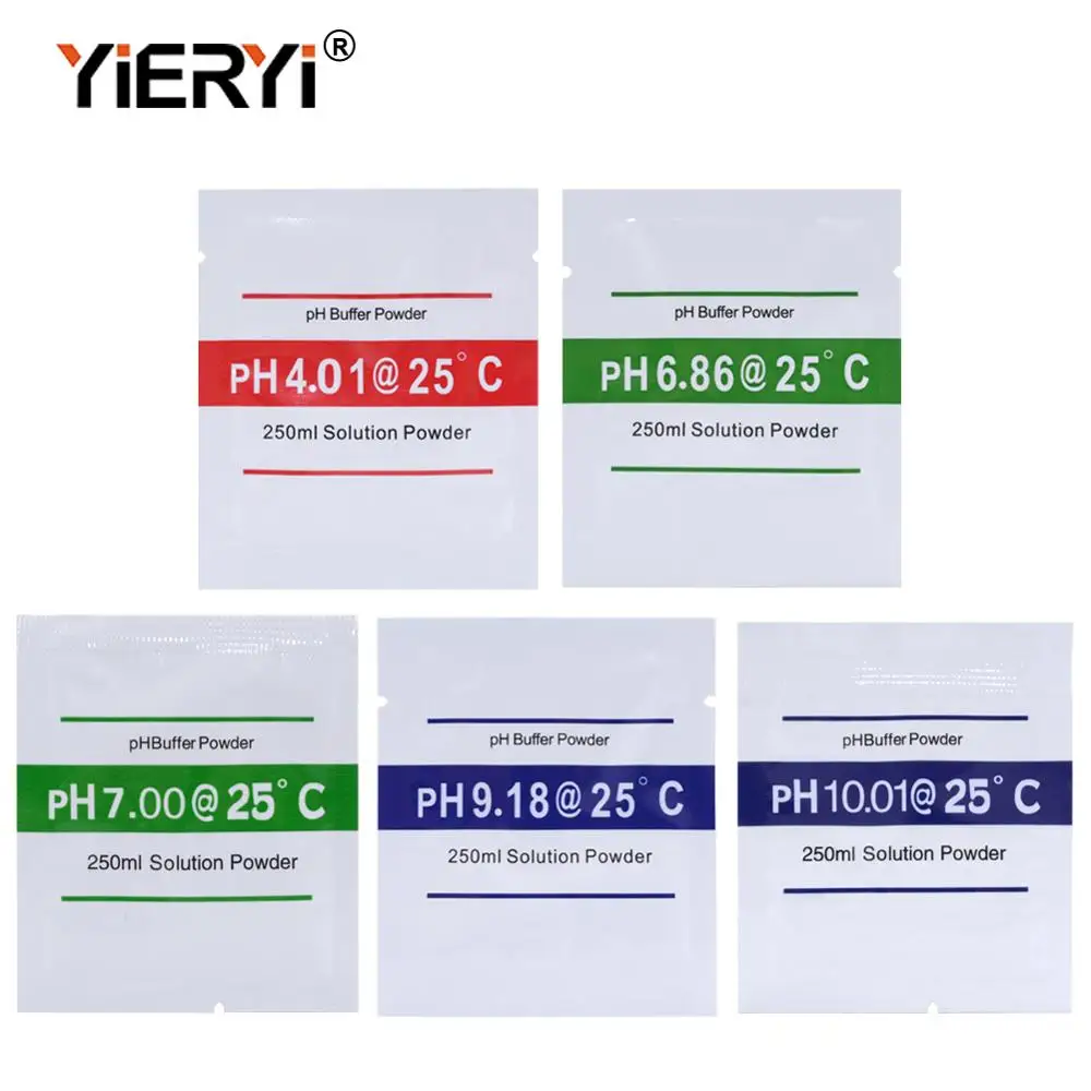 20 шт./компл. PH тестовый измеритель калибровочный раствор буферный порошок 4 01/6 86/7