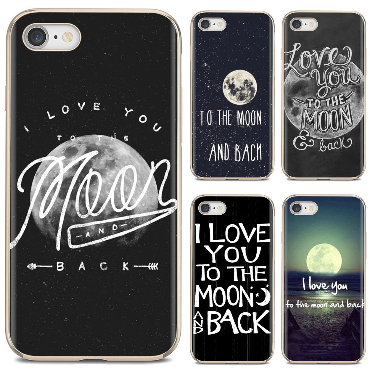 Мягкий чехол из ТПУ с надписью I love you to the Moon and Back для Xiaomi mi Redmi Note 3 4 4X 5 6 7 8 8t 9 9s 9t 10 pro