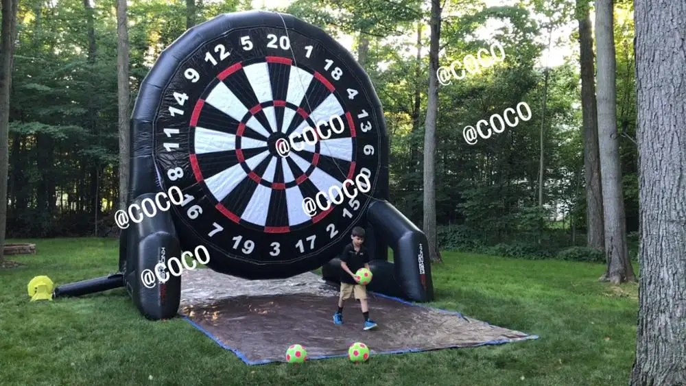 Бесплатная доставка по воздуху до двери! Гигантская надувная футбольная доска