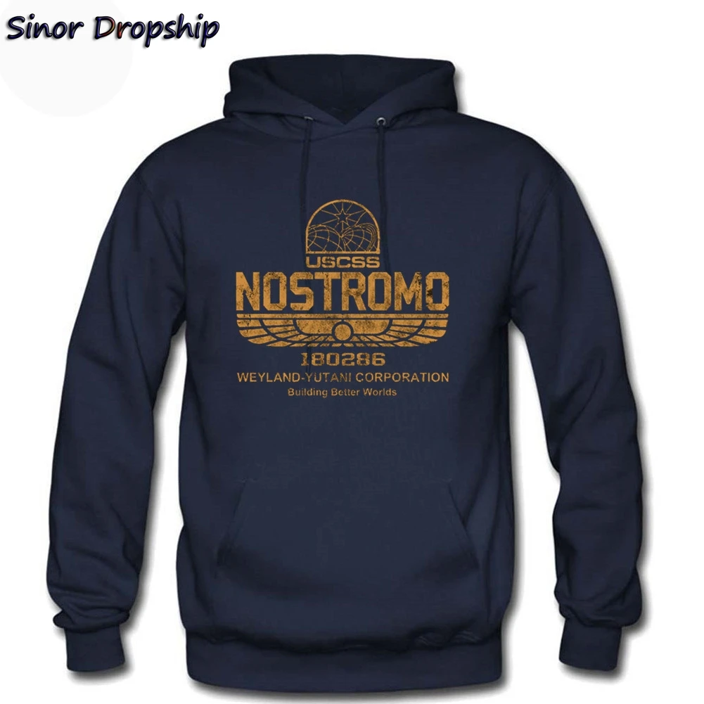 USCSS Nostromo Alien USS Sulaco Colonial Marines Aliens Off World Hoodies Men's Sweatshirts Streetwear Fashion Tracksuit Hoodie | Мужская