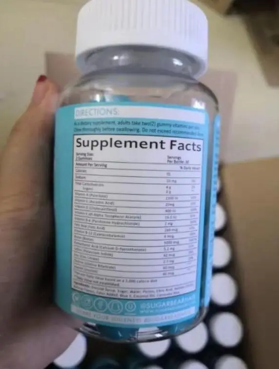 Новинка вегетарианский сахар для волос 50 шт. витамин С Женский многослойный