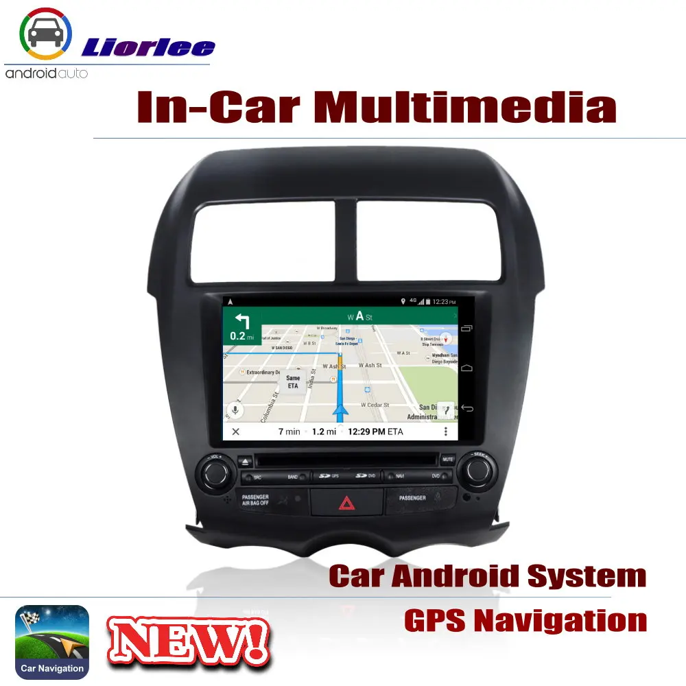 Автомобильная система Android 8 Core A53 процессор ЖК-экран для Mitsubishi ASX RVR (GA/XA/XB/XC) 2010-2018