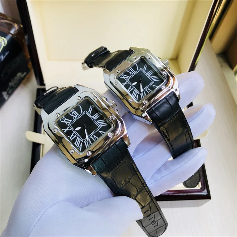 

Women Watchwrist Luxury Brand C Stainless Steel Ladies Quartz Watch Small Size High quality For Couple Gift Leather Watches