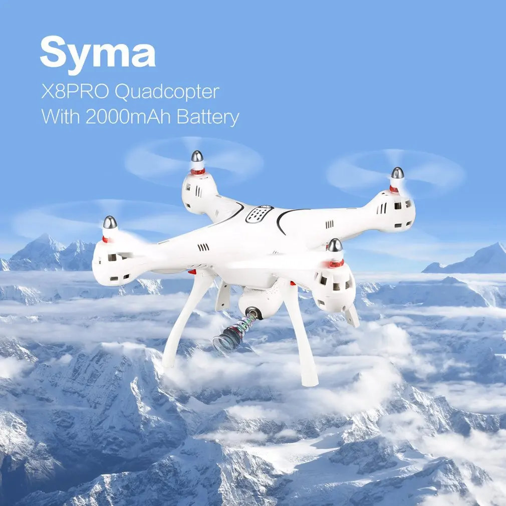 Syma X8PRO 2 4G GPS позиционирование FPV RC Дрон Квадрокоптер с 720P HD Wifi регулируемая камера