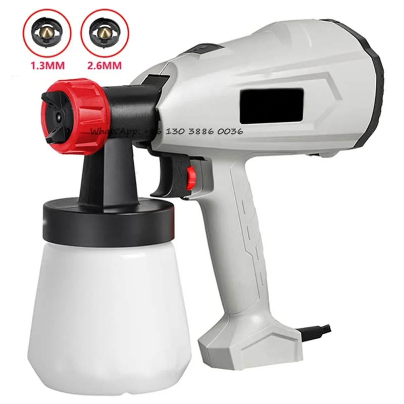 500W Automatic Electric Spray Gun Multi Function Professional Electric Paint Sprayer Portable Hand Held Hvlp Paint Spray Gun