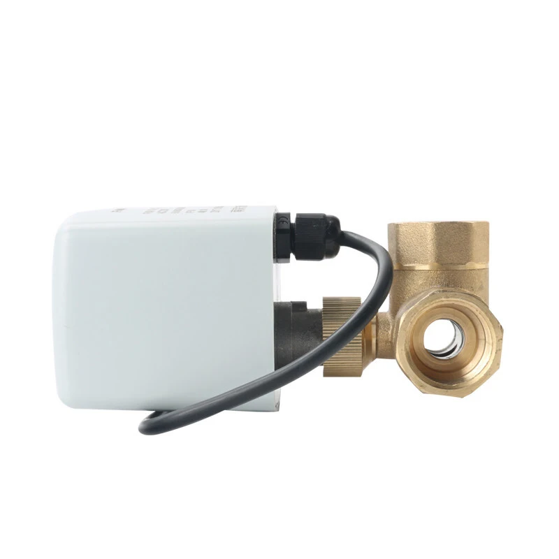 Трехходовой шаровой клапан с электроприводом 1/2 дюйма 3/4 1 2 220 В 12 24 3-проводной