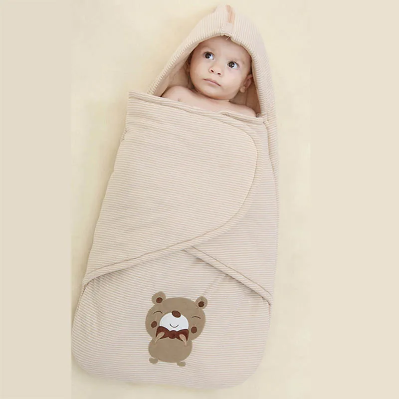 Newborn Sleeping Bag Baby Pure Cotton Stroller Sleepsack Infant Winter Warm Anti-kick Sleep Bag Winter Envelope For Newborns