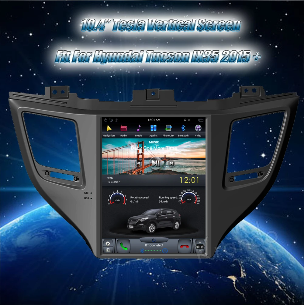 Krando Android 8 1 10 4 &quotTesla вертикальный экран автомобильный аудио радио gps плеер для Hyundai