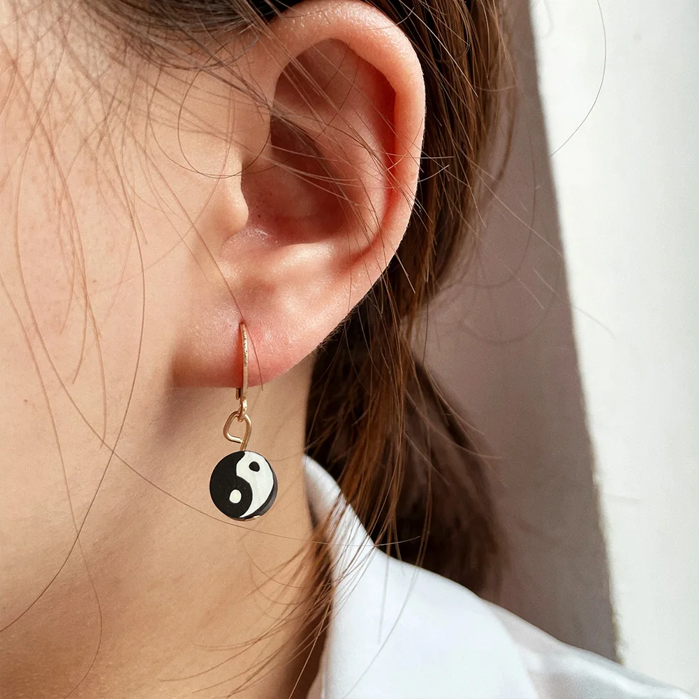 Серьги-Подвески мужские из сплава ювелирные украшения в стиле Хэллоуин с