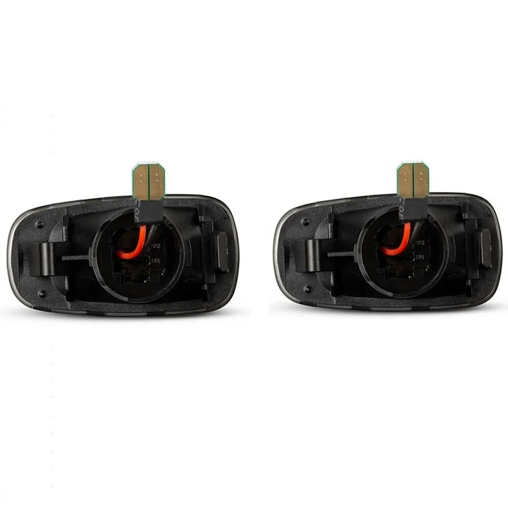 

2pcs Car Dynamic LED Side Marker Blinker Light For Toyota Prius Kluger Wish Altezza Isis 12V Black Lens Clearance Lights