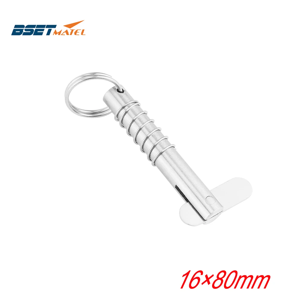 

M16*80mm Marine grade stainless steel 316 Boat Quick Release Pin Marine Hardware Deck Hinge Replacement Accessories