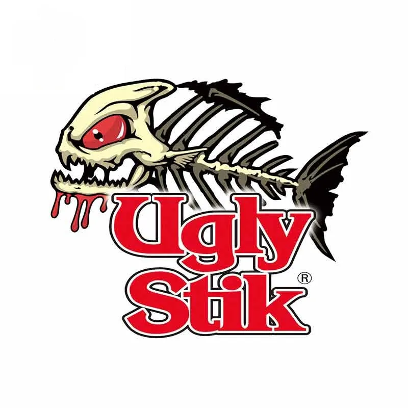 

Ugly Bloody Fishing Car Sticker Bumper Trunk Waterproof Anime Decal Pvc Creative Motorcycle Car Decoration Decal, 13 Cm X 11 Cm