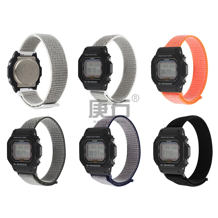 Gengshi нейлоновый ремешок для наручных часов из AW 590 591 AWG M100A M100B M100 G 7700 100 101|Ремешки