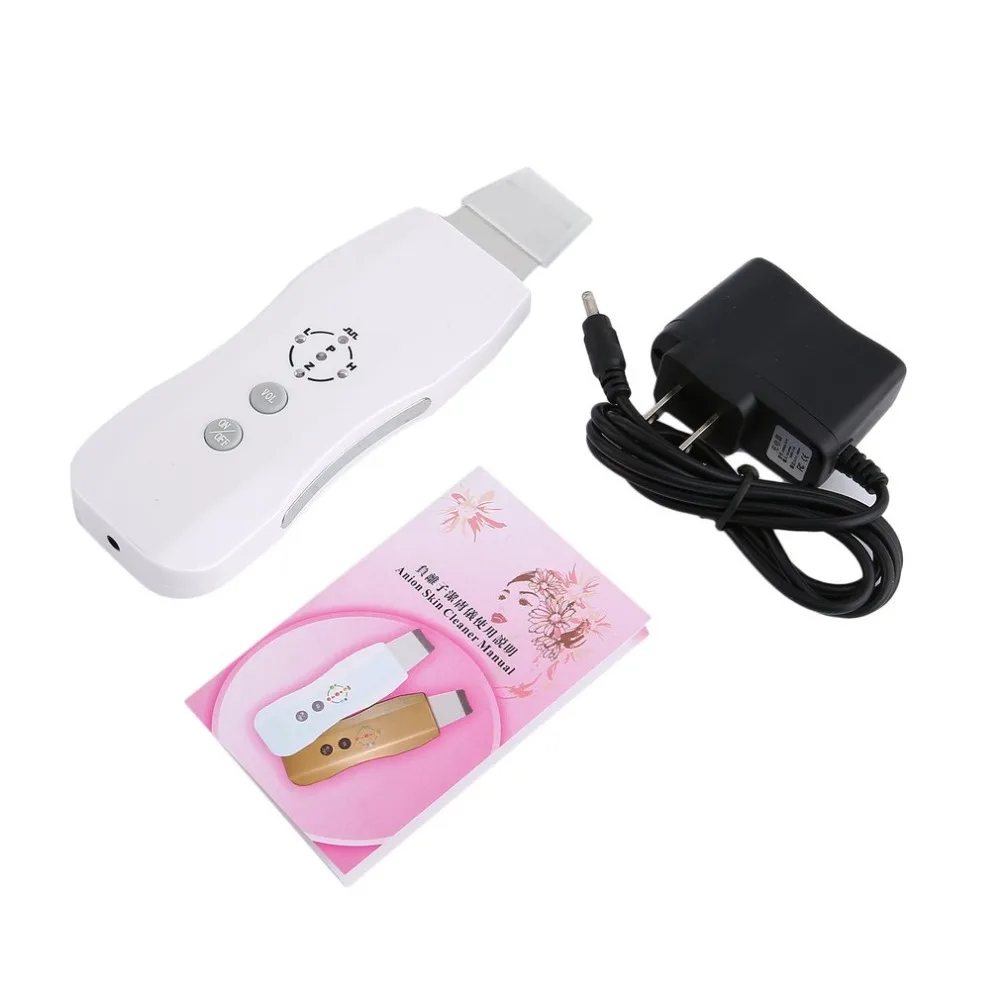 US Plug Массажер для скруббера кожи устройство глубокой очистки лица шпатель анион