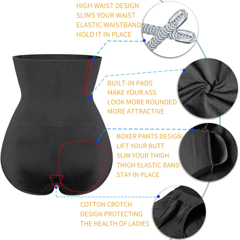 Высокая талия формирователь ягодиц подтяжка бедра подушечки попа улучшитель