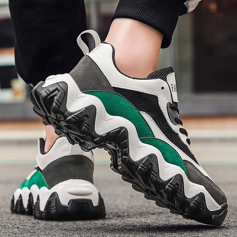 

Spring New Arrival Fashion Sneakers Men Classics Casual Young Man Street Shoes Men's Leisure Shoes Male Footwears The Wave Shoes