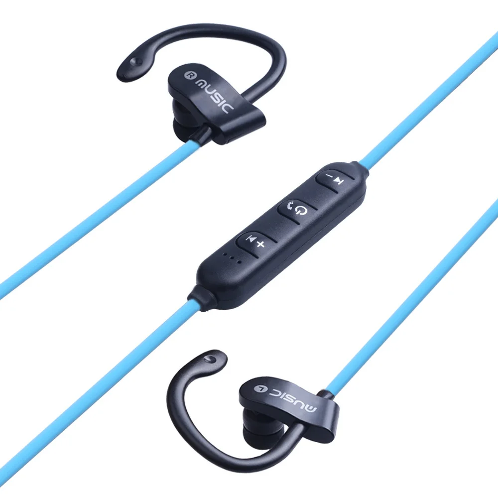 Беспроводные наушники гарнитура с ушным крючком Bluetooth спортивные для бега