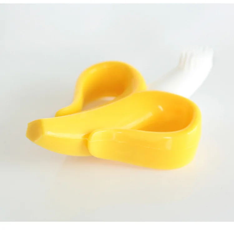 

High Quality Baby Teether Toys BPA Banana Teething Ring Silicone Chew Dental Care Toothbrush Nursing Beads Gift For Infant