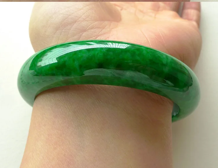Браслет для мамы и девочек натуральный изумруд класса А 54-62 мм зеленый изысканный