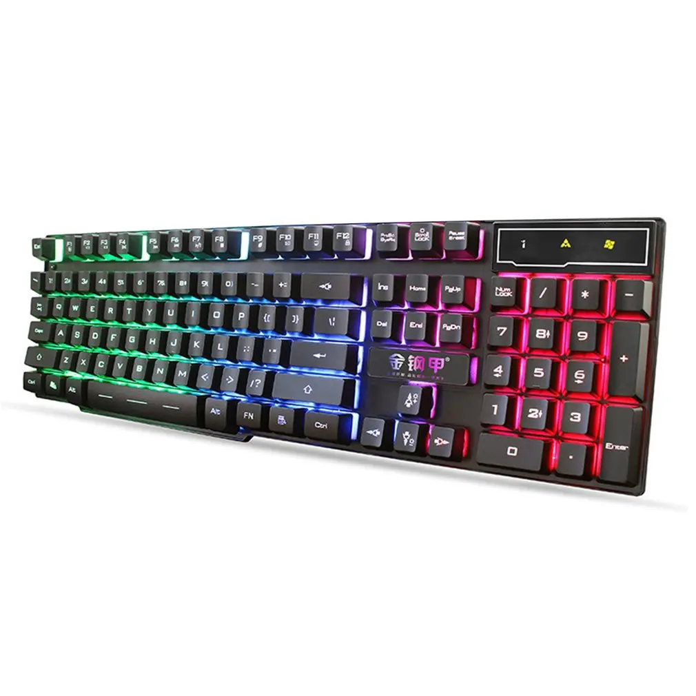 

X100 Professional Backlight Keyboard Ergonomic Usb Wired Gamer Led Gaming Gamer Keyboard For Pc Computer