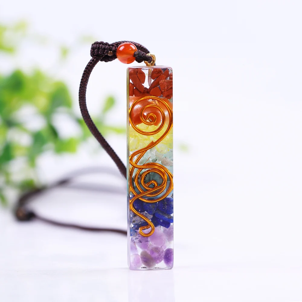 Orgone Energy Druzy натуральный камень чакра ожерелья кулон кварцевые Кристальные