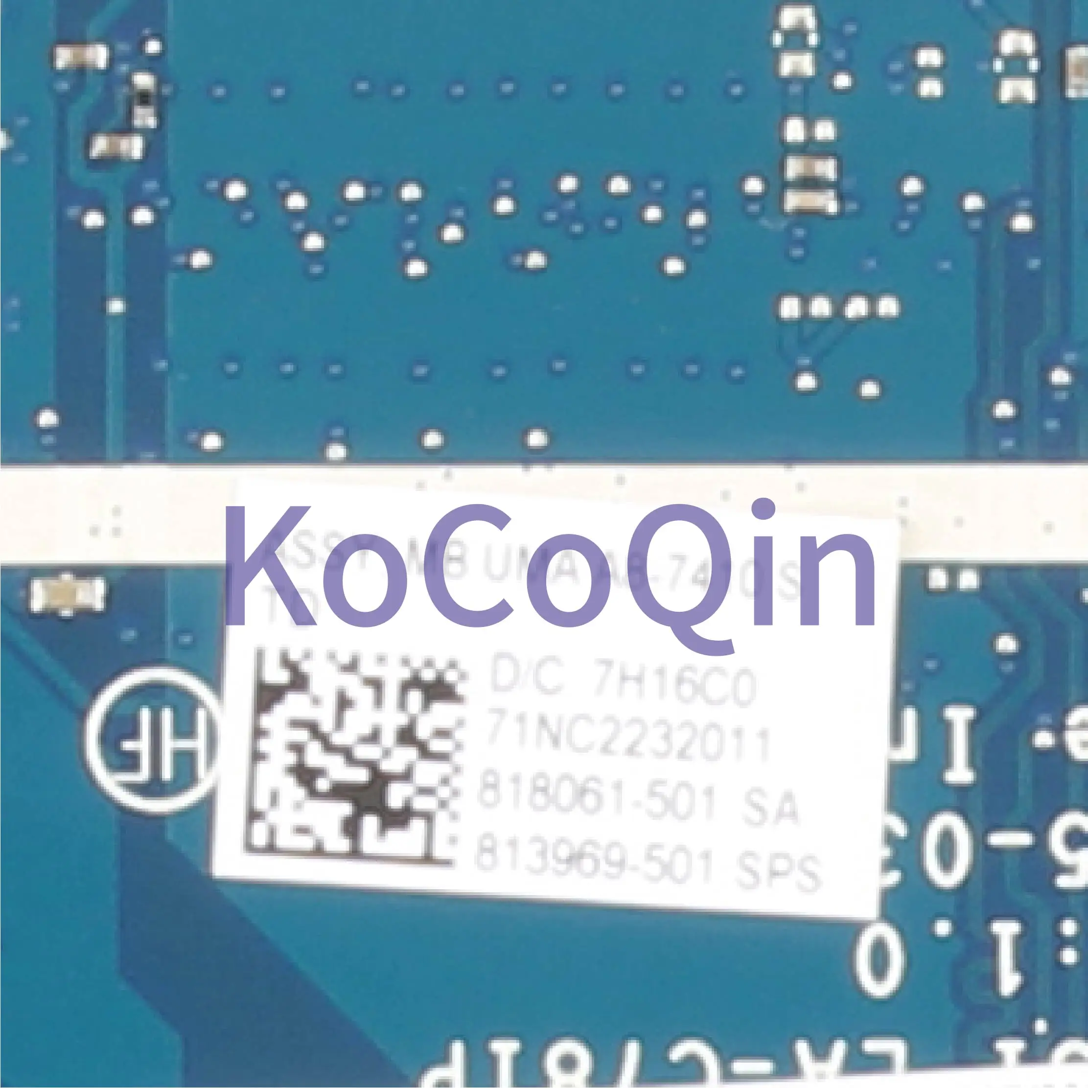 KoCoQin материнская плата для ноутбука HP павильон 15 AF A8 7410 AM7410 ABL51 LA C781P 813969 501 601 818061