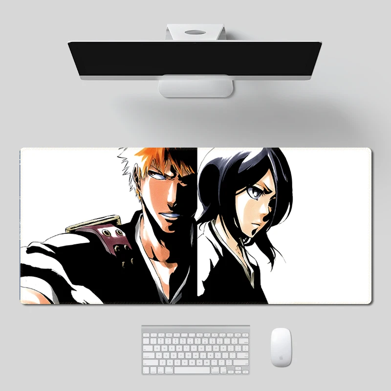 Блич Ичиго Куросаки коврик для клавиатуры большой мыши резиновый Настольный с