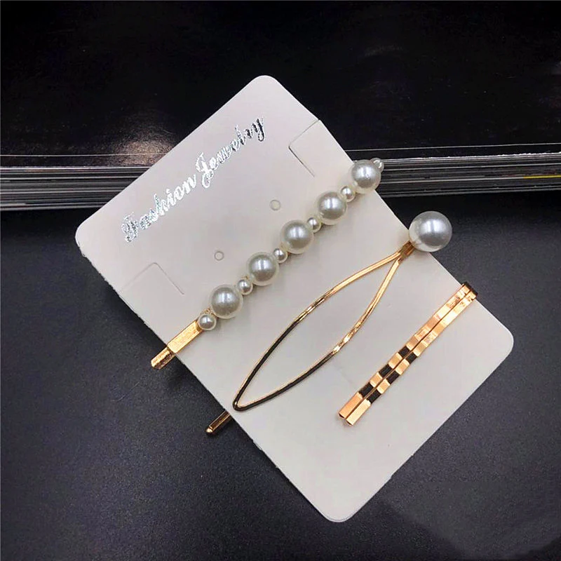 Свадебные женские аксессуары для волос модная Имитация жемчужная заколка