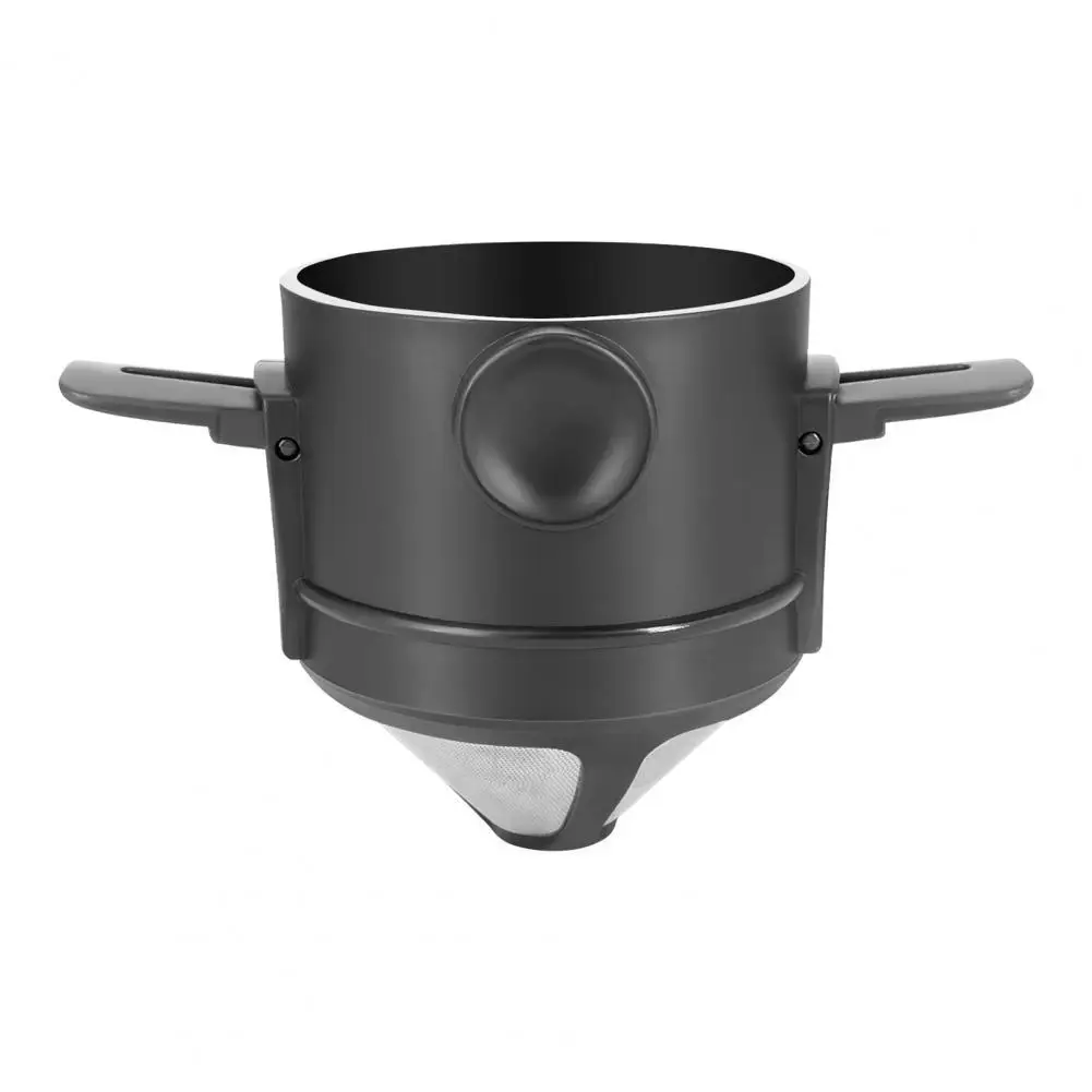 

Practical Coffee Dripper Foldable Stainless Steel Cone Dripper Pour Over Paperless Coffee Filter