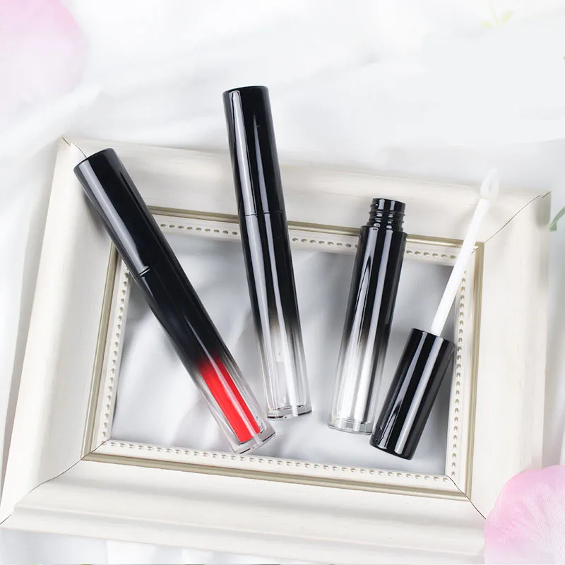 150 шт 3 мл черный градиентный блеск для губ пустая трубка Жидкий бальзам тюбики с