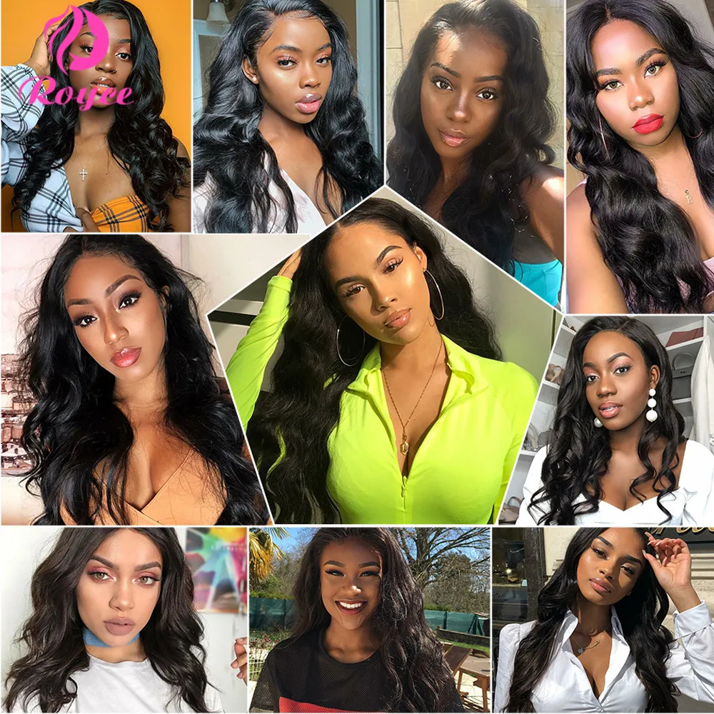 

Body Wave Wig 13x4 HD Transparent Lace Front Wig Human Hair Wigs For Women Pre Pplucked Natural Hairline Remy Lace Frontal Wig