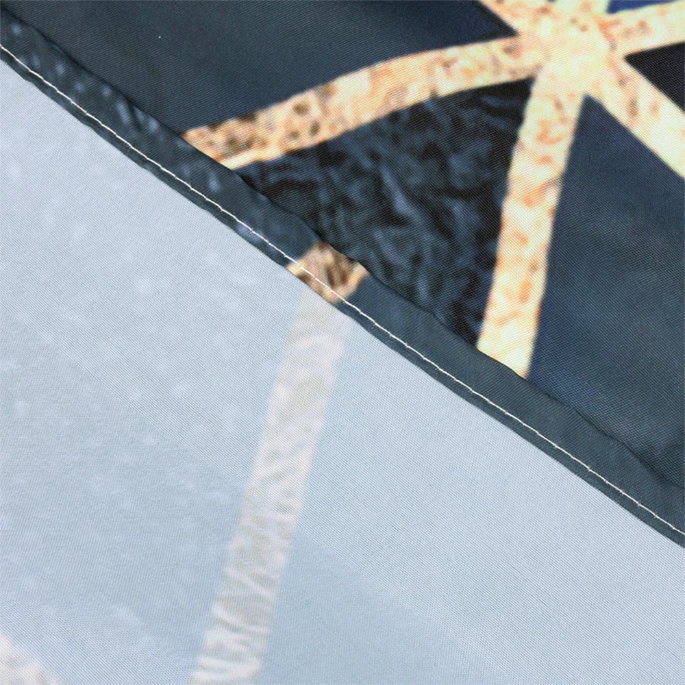 Занавеска для душа с геометрическим принтом ванной комнаты крючком 3D