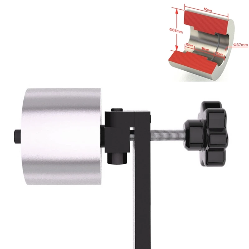 Ленточная шлифовальная машина 68*50 мм, регулируемый двойной подшипник, приводная ленточная шлифовальная машина, Конвейерный направляющий к...